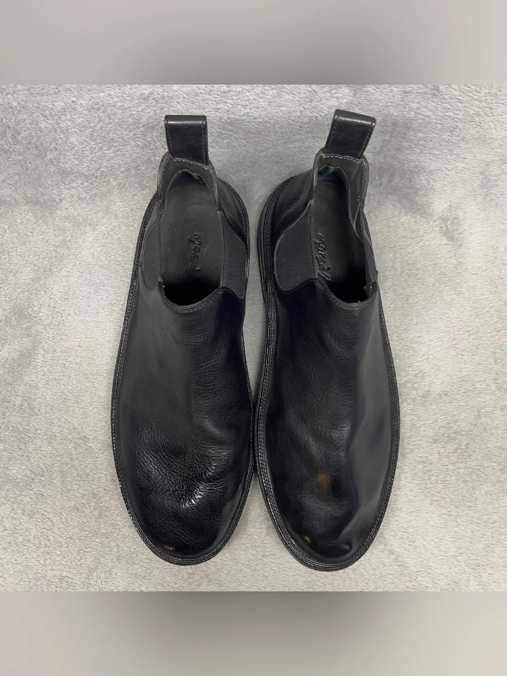 Marsell Leather Chelsea Boots Size 41 IT Men's US 8 Women's US 11 Black Italy